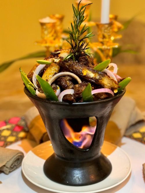 Ermi cafe item Shekla Tibs